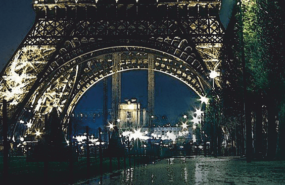 Ночной Париж