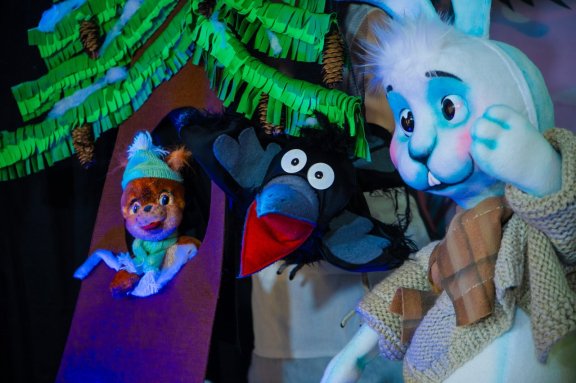 Детский спектакль "Храбрый заяц"