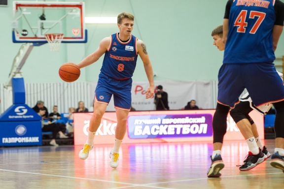 Матч 1/8 Газпромбанк. Кубок России по баскетболу среди мужских команд. БК "Новосибирск" г.Новосибирск" - БК "Купол-Родники" г.Ижевск