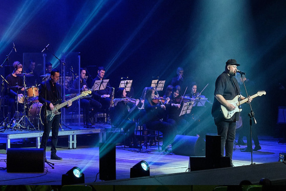 "Легенды Блюза" с симфоническим оркестром. Blues Doctors