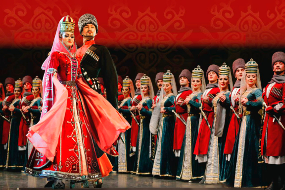 Ансамбль танца "Кабардинка" - "Танцы над Эльбрусом"